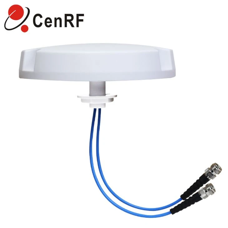5G MIMO Omni-plafondantenne 698-4000 MHz 3 / 5dBi Flat Top